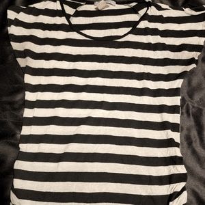 Robin's Nest Striped Maternity Top Medium